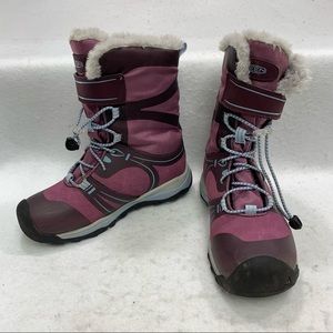 Keen Terradora Waterproof  Winter Boots Girl’s Size 13 Little Kids Purple Pink